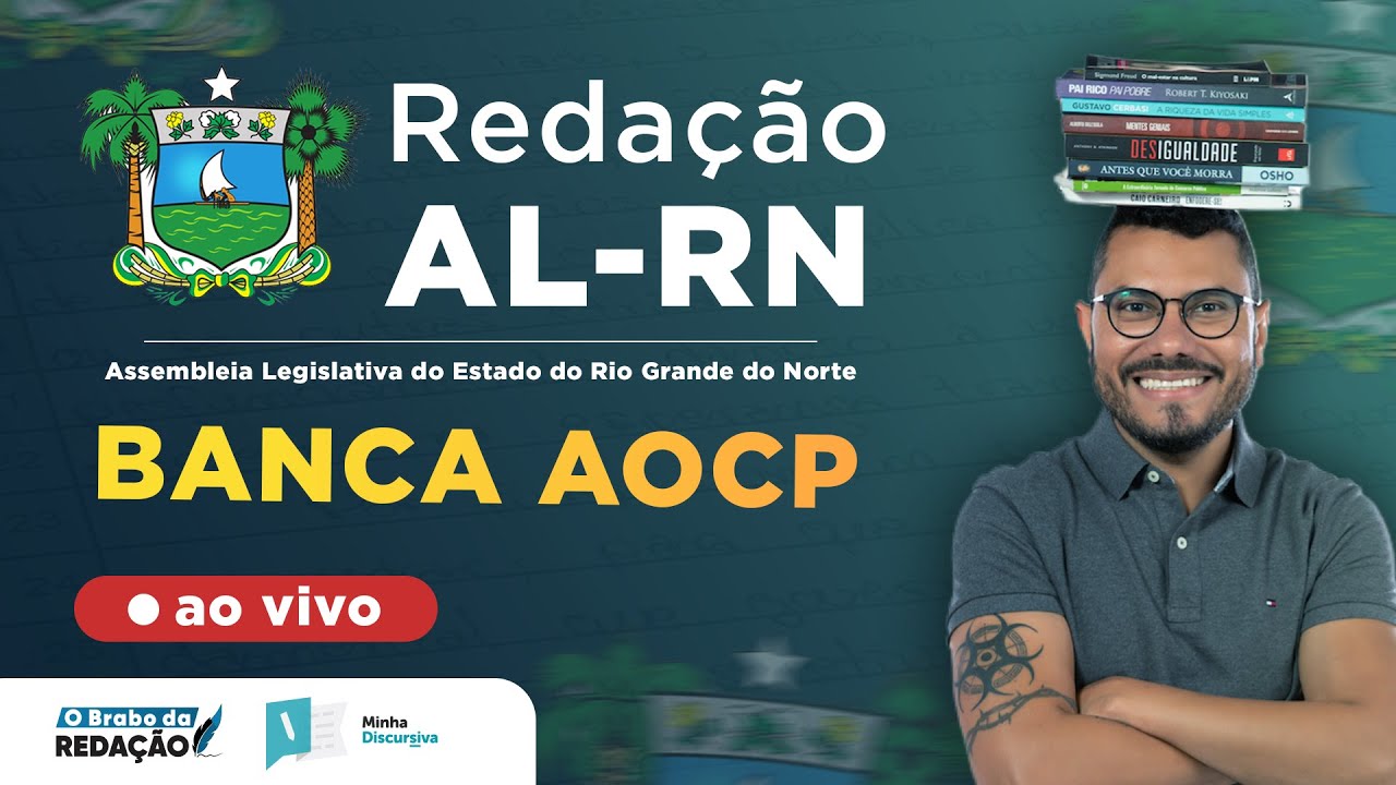 CONCURSO AL-RN: Corrigindo redação estilo AOCP