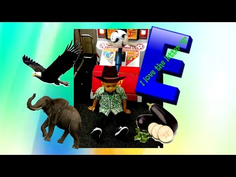 Learn the alphabet, learn the letter 'E",Words that start with the letter E