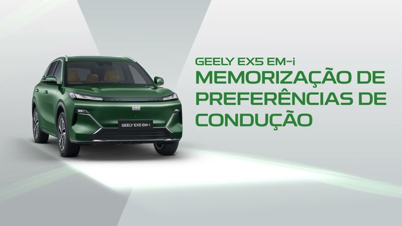 Como Salvar e Memorizar Preferências de Condução no Geely EX5 EM-i | Configuração do Botão Favorito