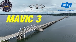 DJI Mavic 3 Flight At The Hood Canal Floating Bridge