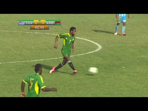 Pacific Mini Games Van2017 Football Mens Vanuatu vs Tuvalu