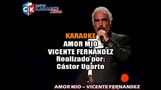 karaoke amor mio    vicente fernandez