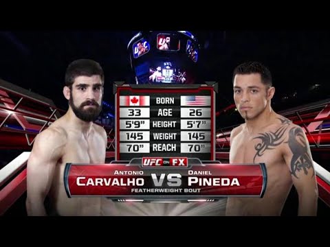 Antonio Carvalho vs Daniel Pineda full fight