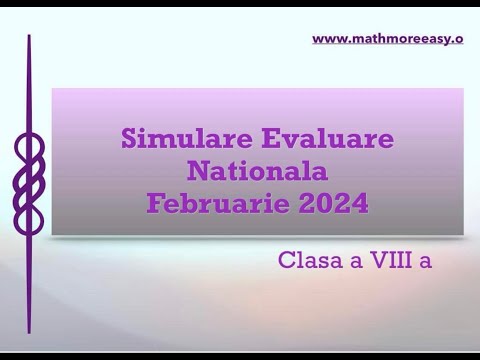 Simulare Evaluare Nationala 2024