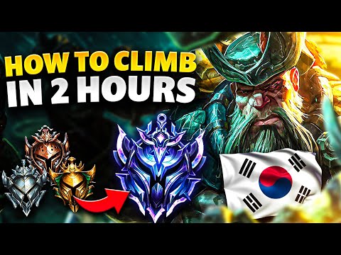 How To Climb To Diamond In Season 13 With Gangplank In 2 Hours... (Korea Edition)