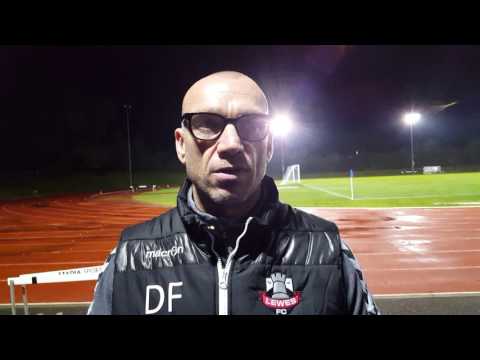 Broadbridge Heath 0 vs Lewes 1: Darren Freeman's reaction