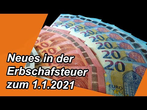 JStG 2020 - Neues in der Erbschaftsteuer zum 1.1.2021