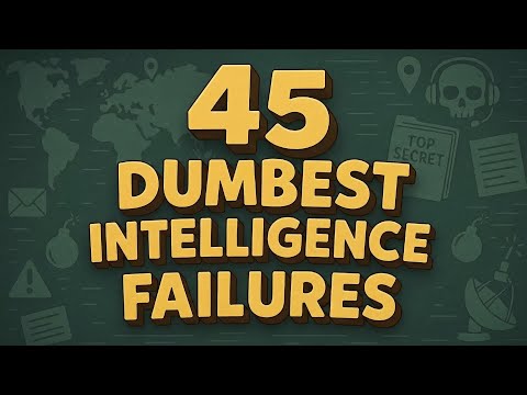 45 Dumbest Intelligence Failures That Changed History Forever