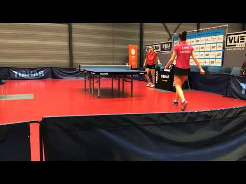 Slotronde Jeugdmasters: Emine Ernst - Karlijn van Lierop