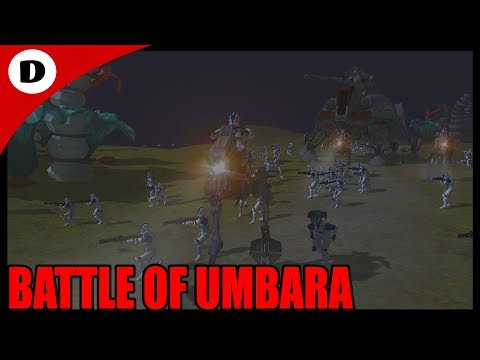 BATTLE OF UMBARA ~ 501st Clone Ambush - Men of War Star Wars Mod