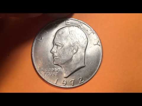 DC Minutes US Rare 1972 Eisenhower No Islands Dollar