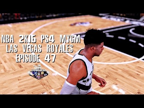 NBA 2K16 PS4 Las Vegas MYGM - LAS VEGAS DYNASTY | Skal Re-signs!!! (EP.47)