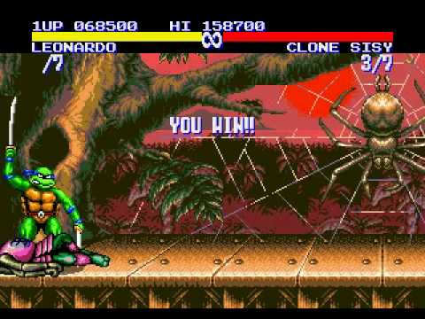 teenage mutant ninja turtles tournament fighters genesis rom