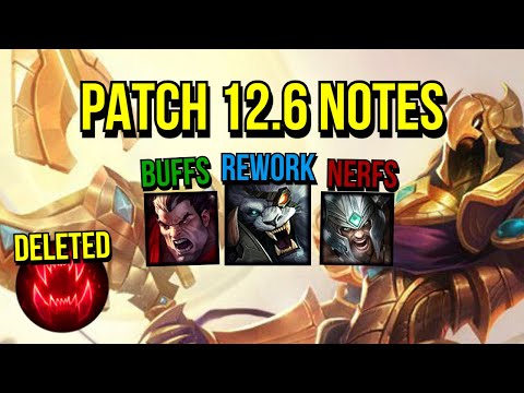 Patch 12.6 Notes - Massive Healing Nerfs - New Rune - Rengar Rework - And More | League of Legends