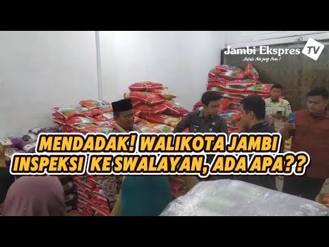 ADA APA? WALIKOTA JAMBI TIBA-TIBA MASUK KE SWALAYAN