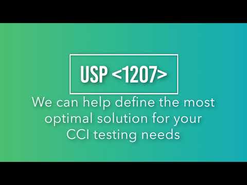 Usp 1207 Container Closure Integrity Testing