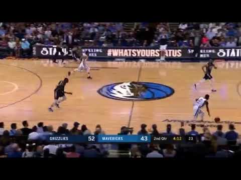 Delon Wright and his nice Euro-Step! Grizzlies vs Mavs