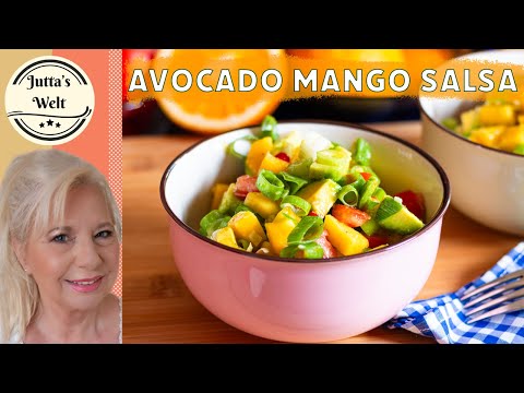 Avocado Mango Salat Rezept 🥑🥭 Fruchtig, frisch & schnell gemacht