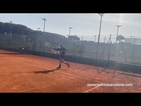 Hervé en stage de Tennis à Barcelone