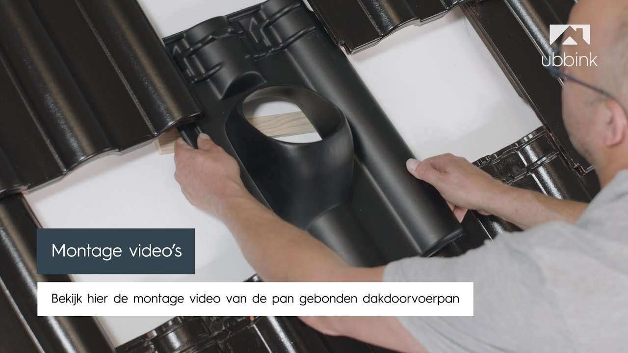 Pan gebonden dakdoorvoerpan - dubbelschalig dakelement