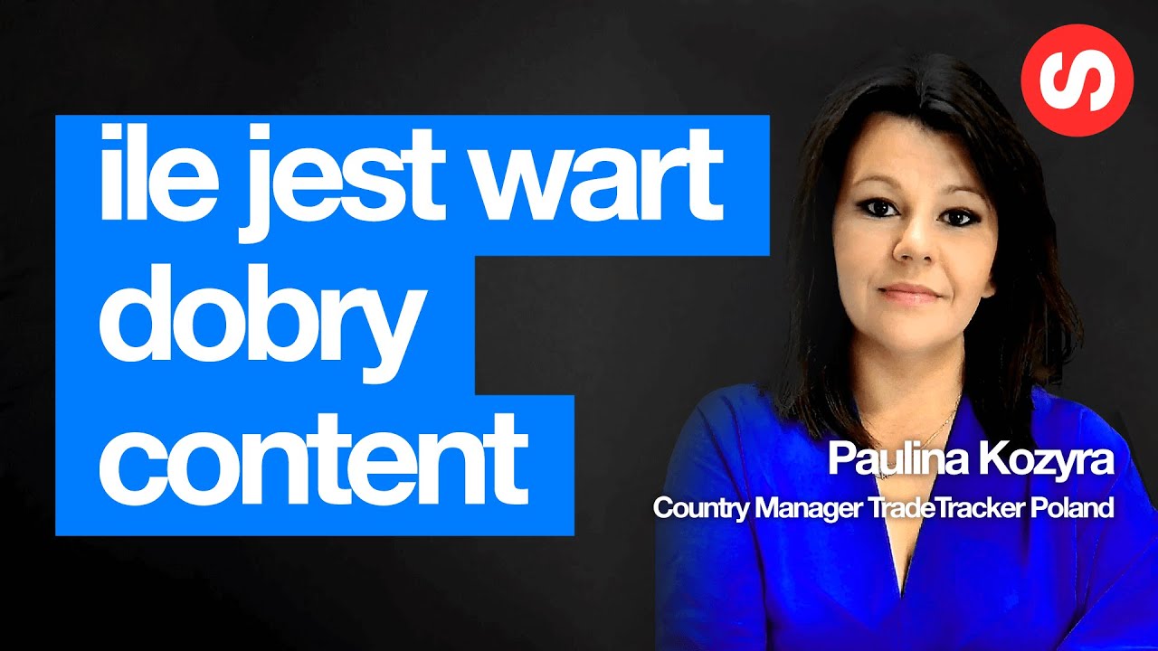 Content Marketing 2023 – Paulina Kozyra, TradeTracker
