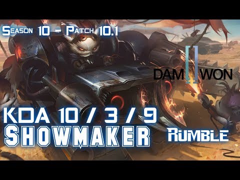 DWG Showmaker RUMBLE vs AATROX Mid - Patch 10.1 KR Ranked