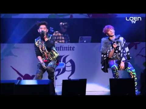 130110 INFINITE H - 못해 (Feat. 개코 Of Dynamic Duo) (Showcase LIVE Part.4)