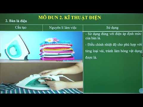 Môn Công nghệ lớp 8 (chủ đề tháng 1, 2)