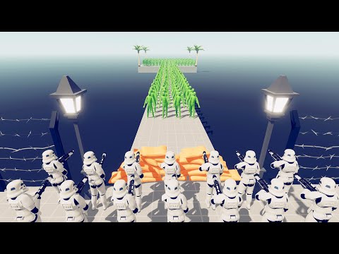Zombie 100 Units vs Starwars - Totally Accurate Battle Simulator TABS