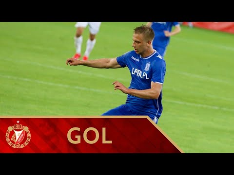 Widzew Łódź - Lech II Poznań 0:1 - rzut karny Pawła Tomczyka
