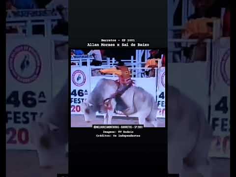 🇧🇷 Curta e comenta! 🤠👍🏻 Allan Moraes x Saí de Baixo - Barretos 2001 #shorts #rodeio #rodeo