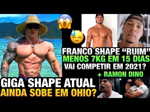 GIGA IMPRESSIONA - FELIPE FRANCO REVELA SHAPE ATUAL  E FALA SOBRE PALCO - RAMON TREINANDO PESADO