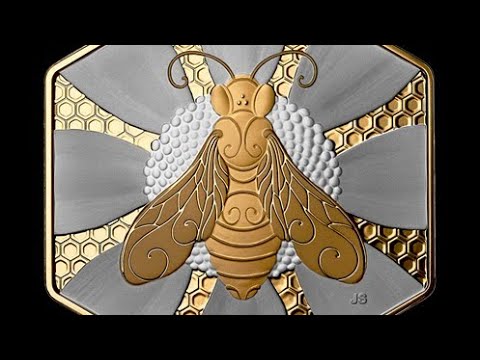 NATURE'S DELIGHT: THE HONEY BEE 2025 CANADA 1oz .9999 Pure Silver $20 Coin
