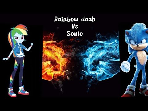 SONIC VS RAINBOW DASH | EDIT | POCHINKI BEATS|