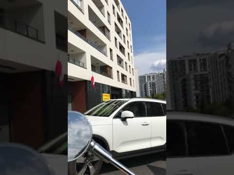 Osiedle Saska Warszawa przejazd skuterem
