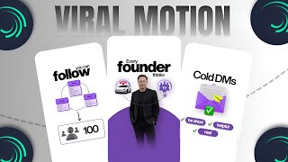 How to Make Modern Minimal Motion Graphics Reels in Alight Motion Tutorial