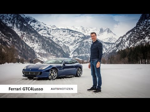 Ferrari GTC4Lusso V12 2019 - Testfahrt auf Eis und Schnee