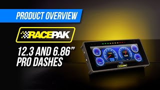 Introducing RacePak Dash Displays Available in 6.86 and 12.3 size options.