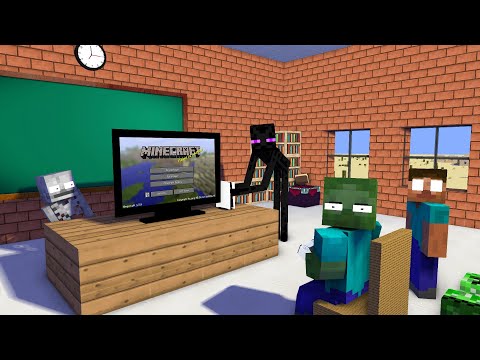 Monster School: SPEEDRUNNING MINECRAFT ON PS5! - Minecraft Animation