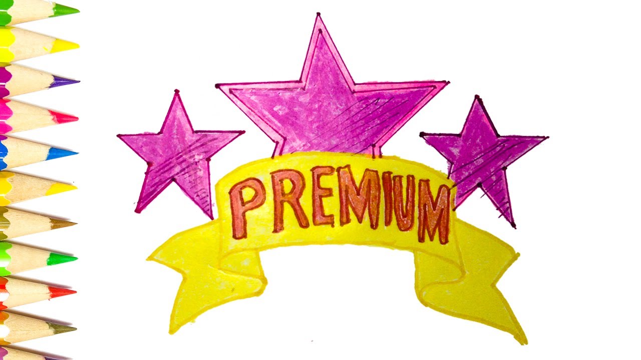 Five Star Rating Drawing Vector Art - SLD