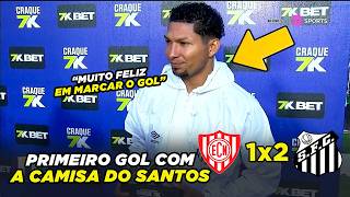RONY MARCOU SEU PRIMEIRO GOL PELO SANTOS | VEJA O QUE ELE DISSE | Noroeste 1x2 Santos | Paulistão