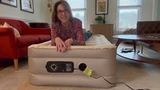 Transform Any Room to a Guest Bedroom - Comfy + Firm Air Mattress