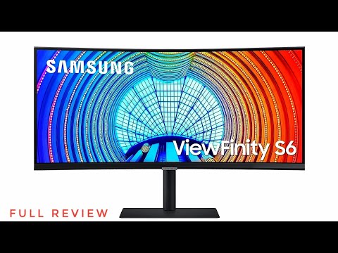 Samsung 34" ViewFinity S6 Ultra-Wide Monitor (100hz Gaming) LS34A654UBNXGO Full Review