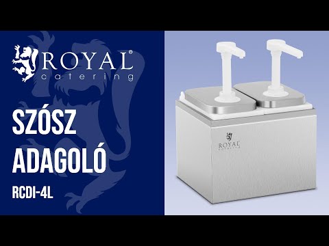 Videó - Szósz adagoló - 2 pumpa - 2 x 2 L
