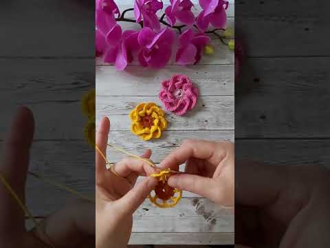 Flori Crosetate in 3D. Tutorial