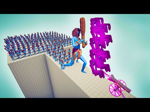 DUBCORE ARTILLERY vs 100x UNITS - Totally Accurate Battle Simulator TABS