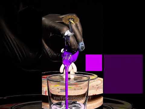 Watch the Colors of the Crane from Kung Fu Panda Flow Like a Peaceful Zen Garden!" #asmr