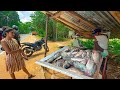 Beautiful The Traditional Village Beautiful Fish Market In Sri Lanka Excellent Fish Cutting