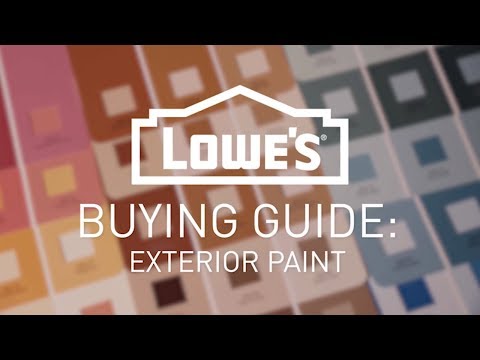 image-Does Lowe's sell exterior paint?