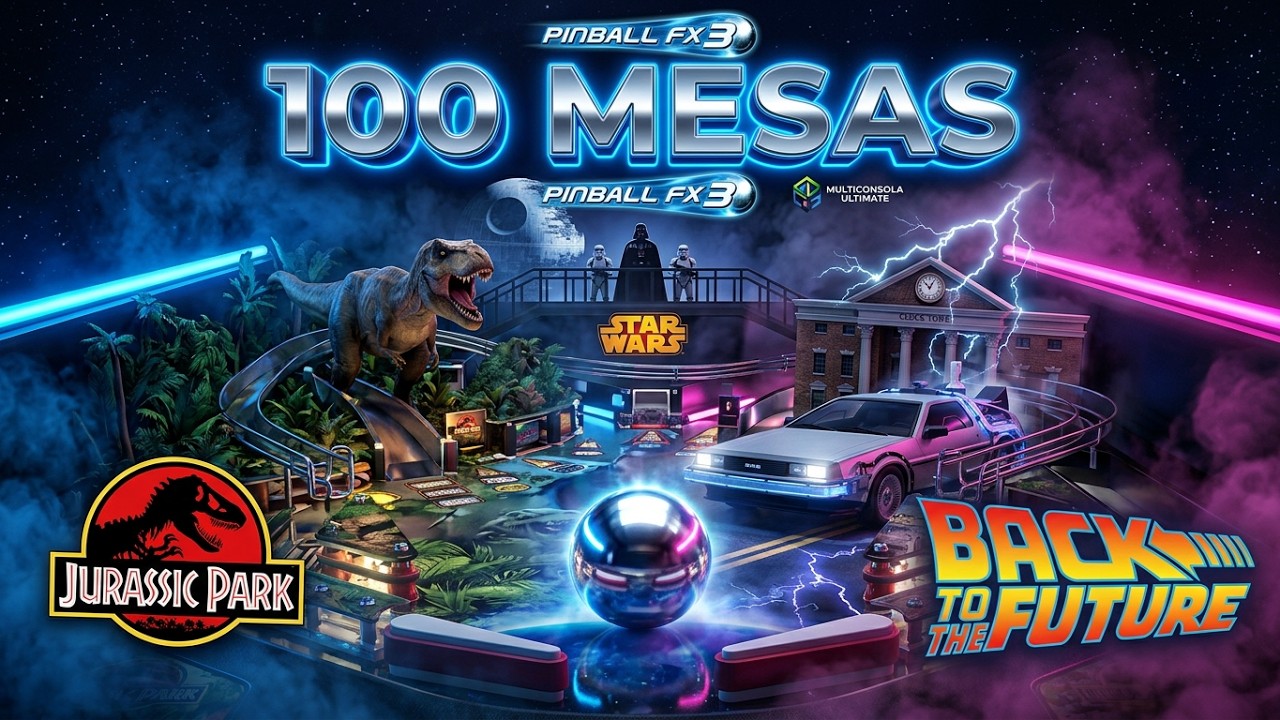 100 Mesas de Pinball FX3